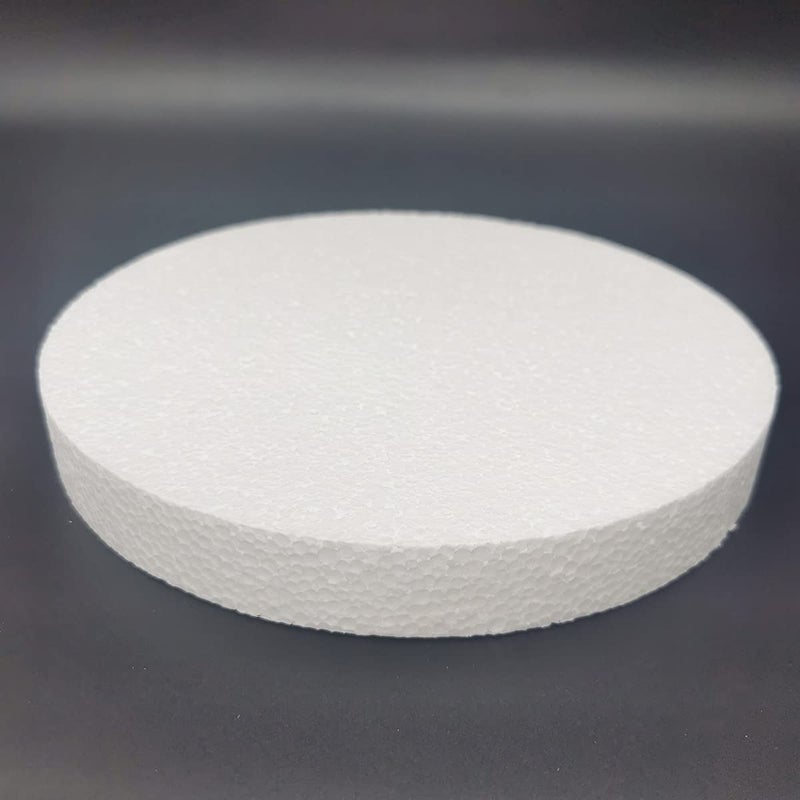 FFchuanhe 6 Inch 10-Pack Foam Circles for Crafts (1"" Thick), Polystyrene Round Foam Disc for DIY Projects, Cakes and Decorations, Sculpture, Modeling, Arts and Crafts Supplies.(White) - Image 4